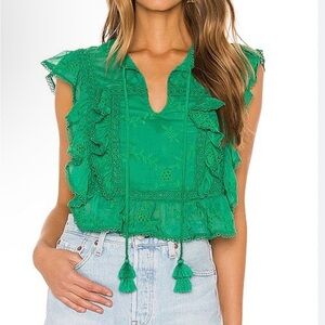 Tularosa Cole Blouse in green